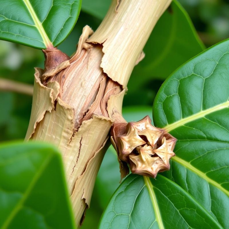 Muira Puama bark and plant