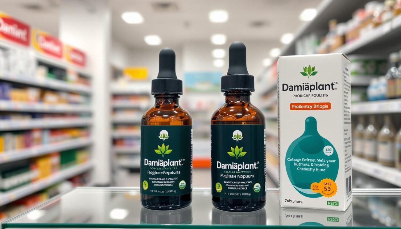 Various purchasing options for Damiaplant Drops